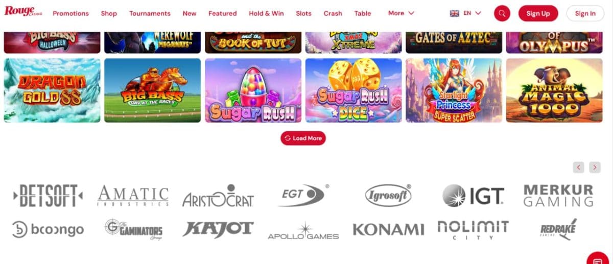 Rouge Casino — Real Money Casino Games image 3